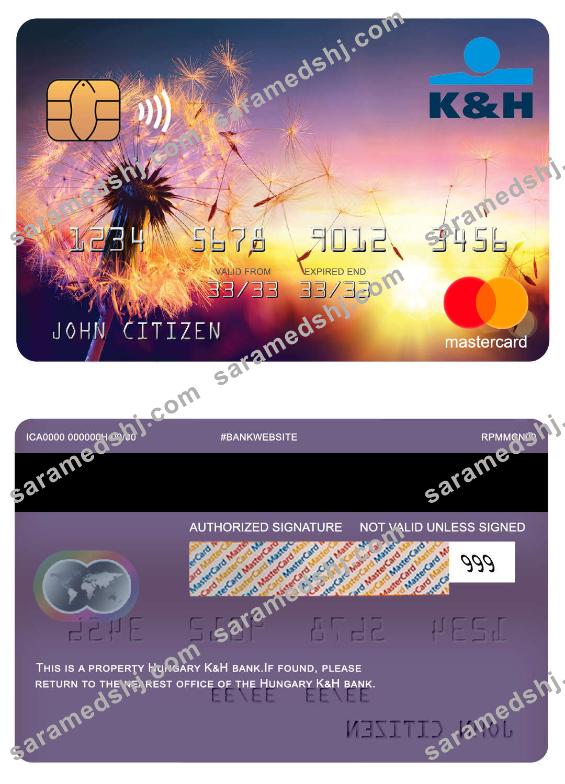 Hungary K&H mastercard